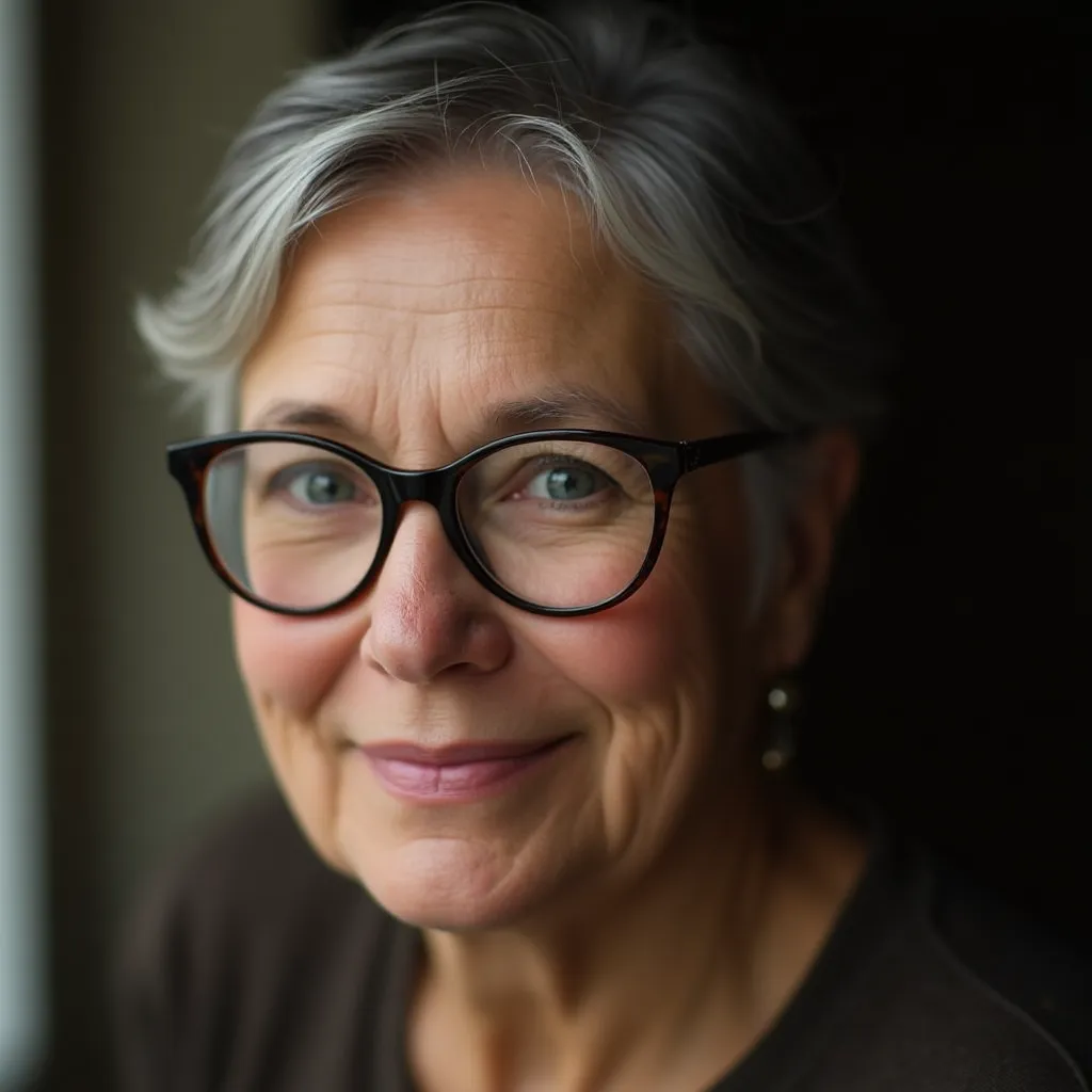 Author using their professional photo on a literary social network