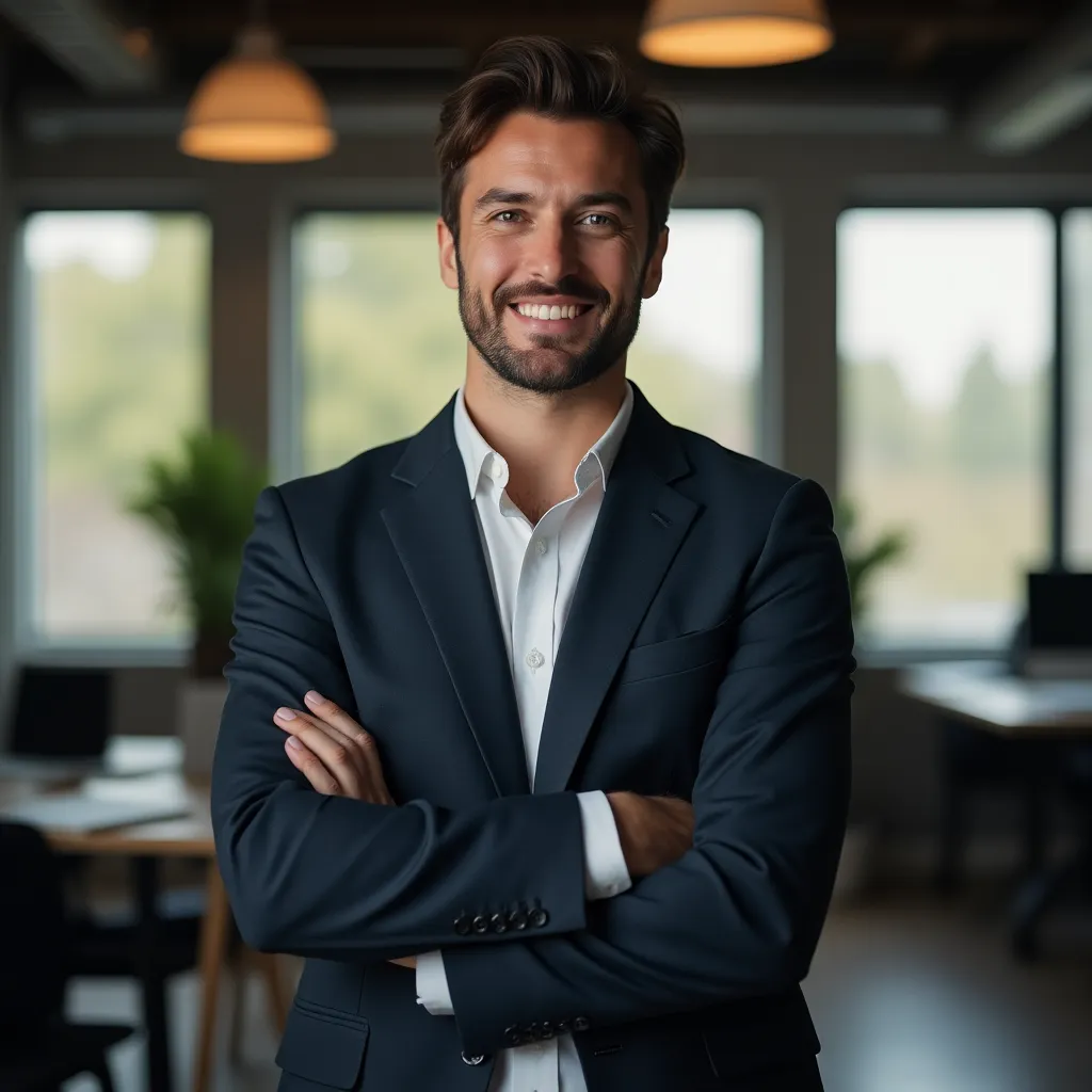 Example of suitable attire for a LinkedIn photo