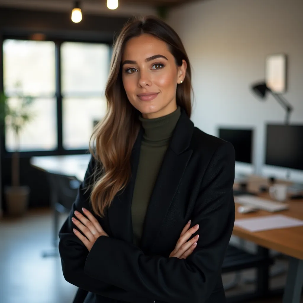 Example of suitable attire for a LinkedIn photo