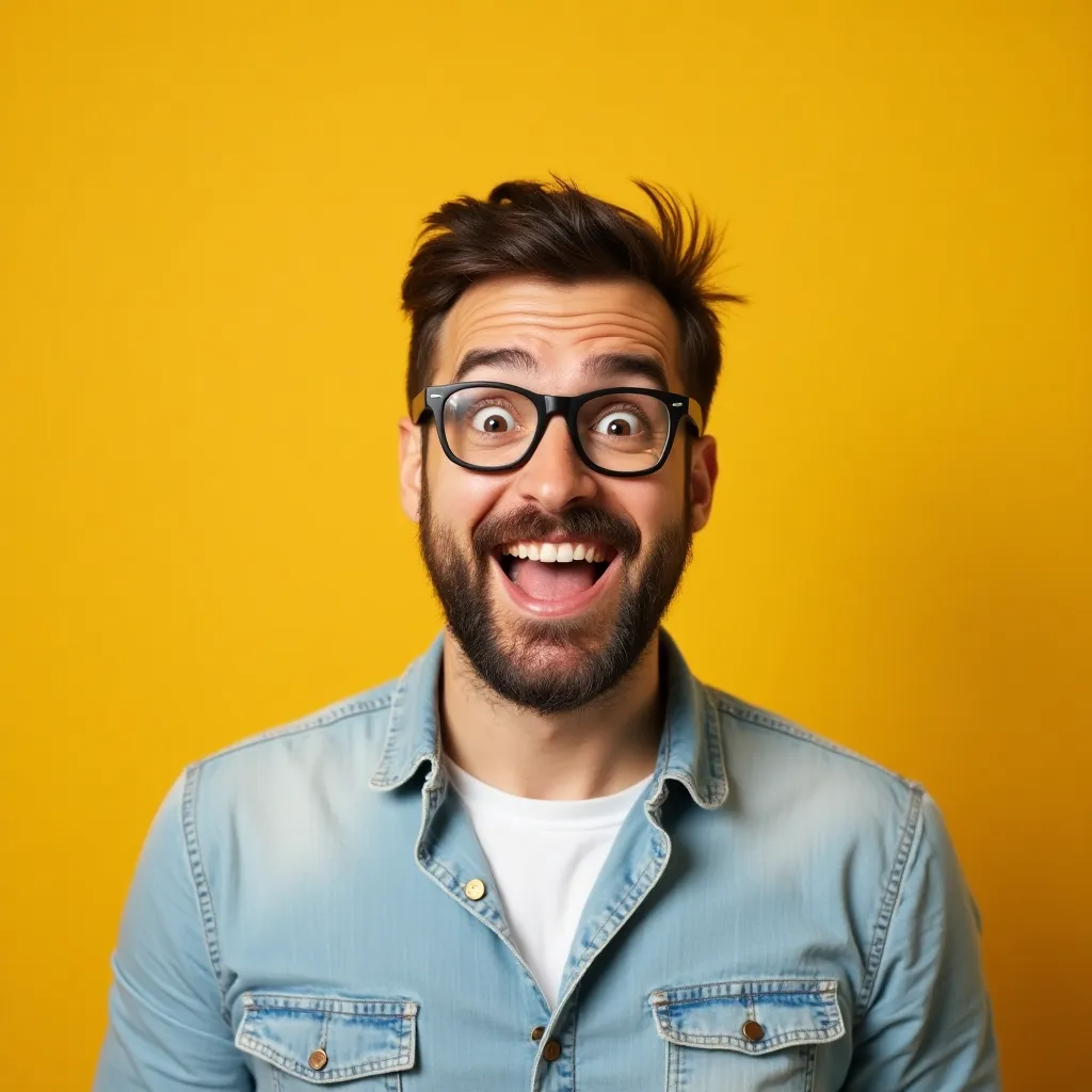 Example of a natural professional portrait on a neutral background