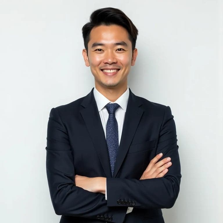 Ejemplo de retrato profesional natural sobre fondo neutro