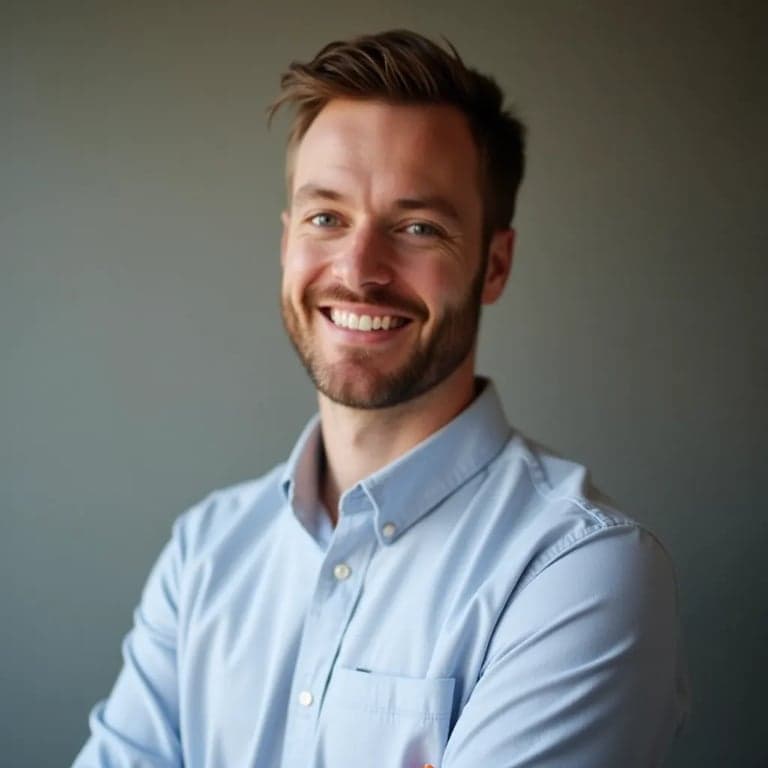 Exemplo de retoque de foto para um currículo profissional