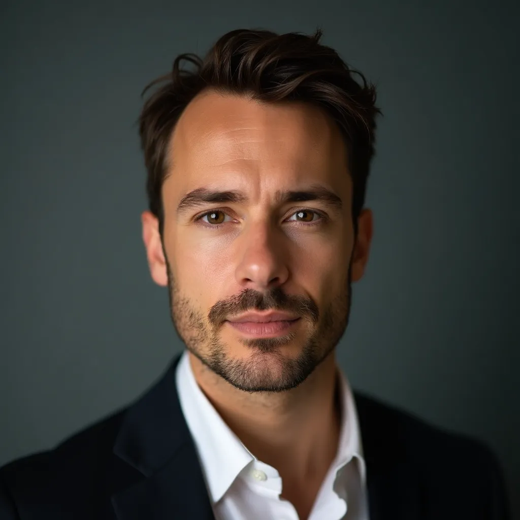 Realistic professional portrait generated by AI with ProPhoto