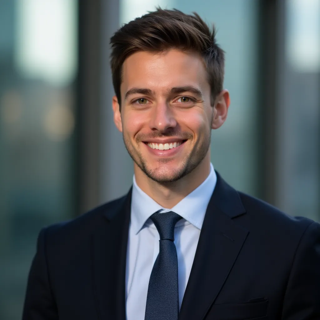 Example of a professional portrait with natural lighting