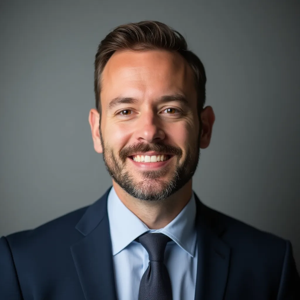 Example of suitable attire for a LinkedIn photo