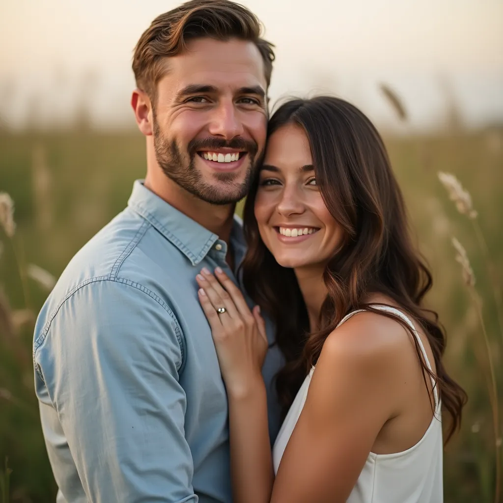 Example of a natural professional portrait on a neutral background
