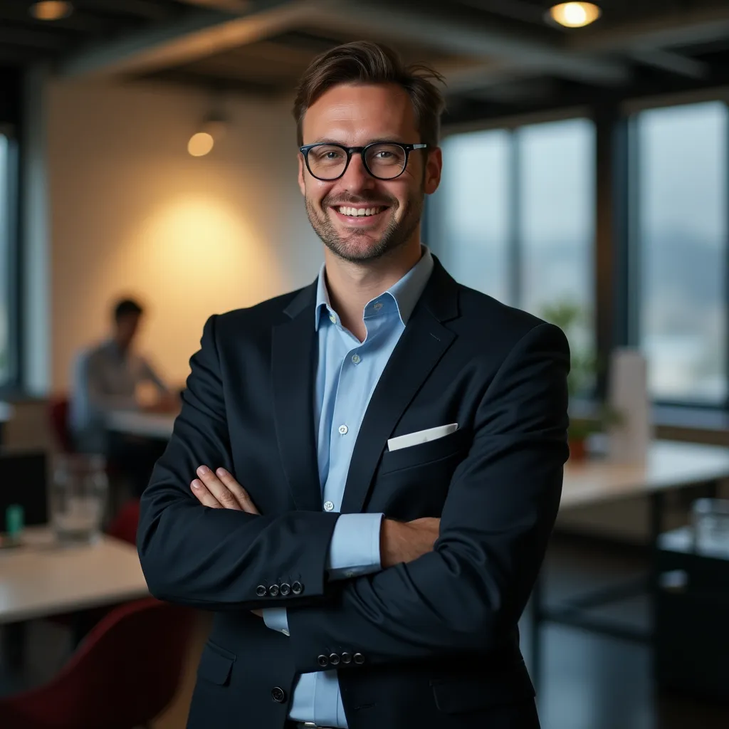 Realistic professional portrait generated by AI with ProPhoto