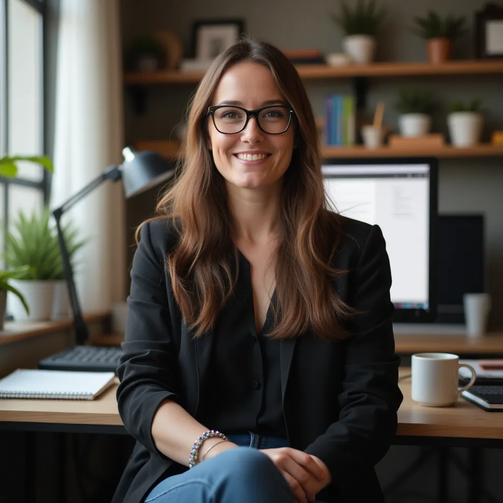 Realistic professional portrait generated by AI with ProPhoto