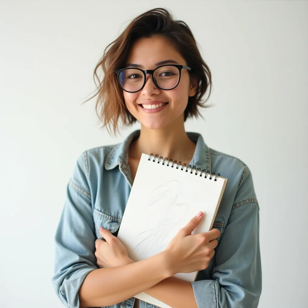 Example of an impactful profile photo on a creative platform