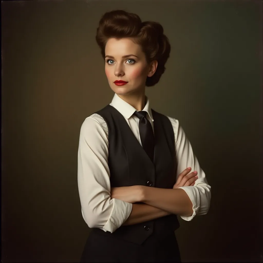 Realistic professional portrait generated by AI with ProPhoto