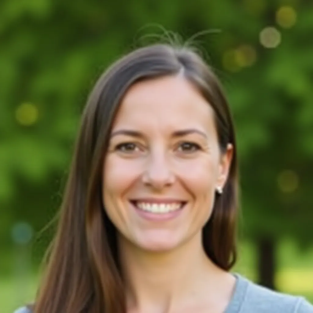 Example of an optimized Instagram profile picture with a colorful background