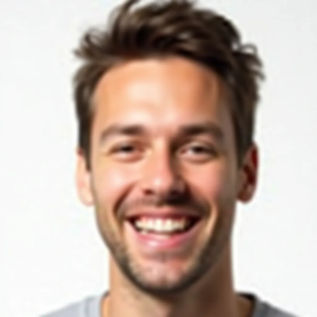 Professional LinkedIn profile picture with a neutral background