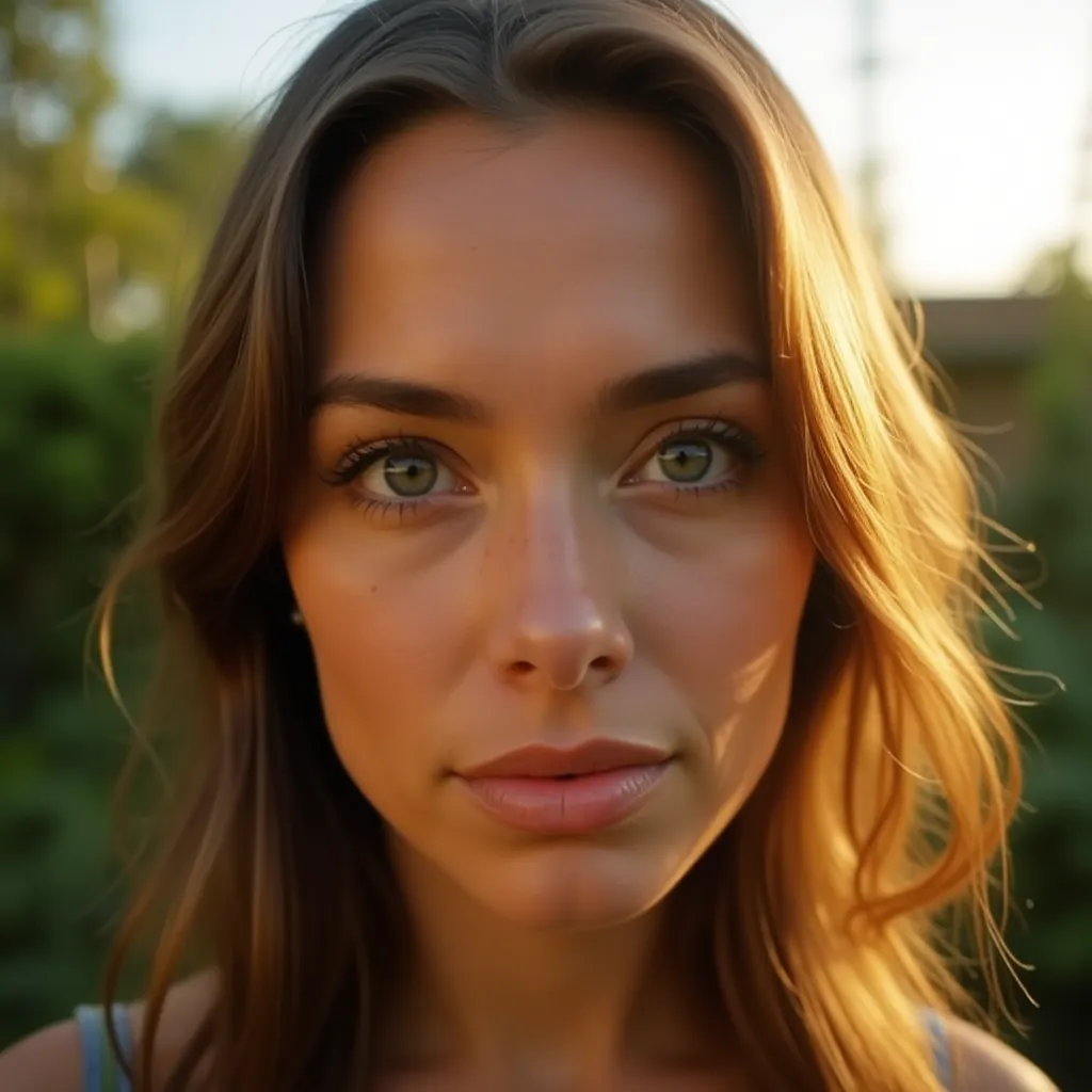 Blurry selfie of a man in a mirror