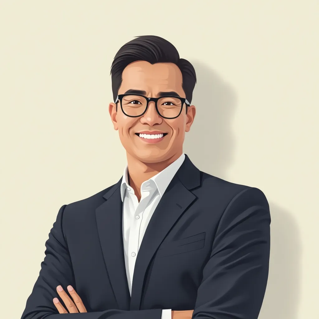 Artistic portrait in surreal style