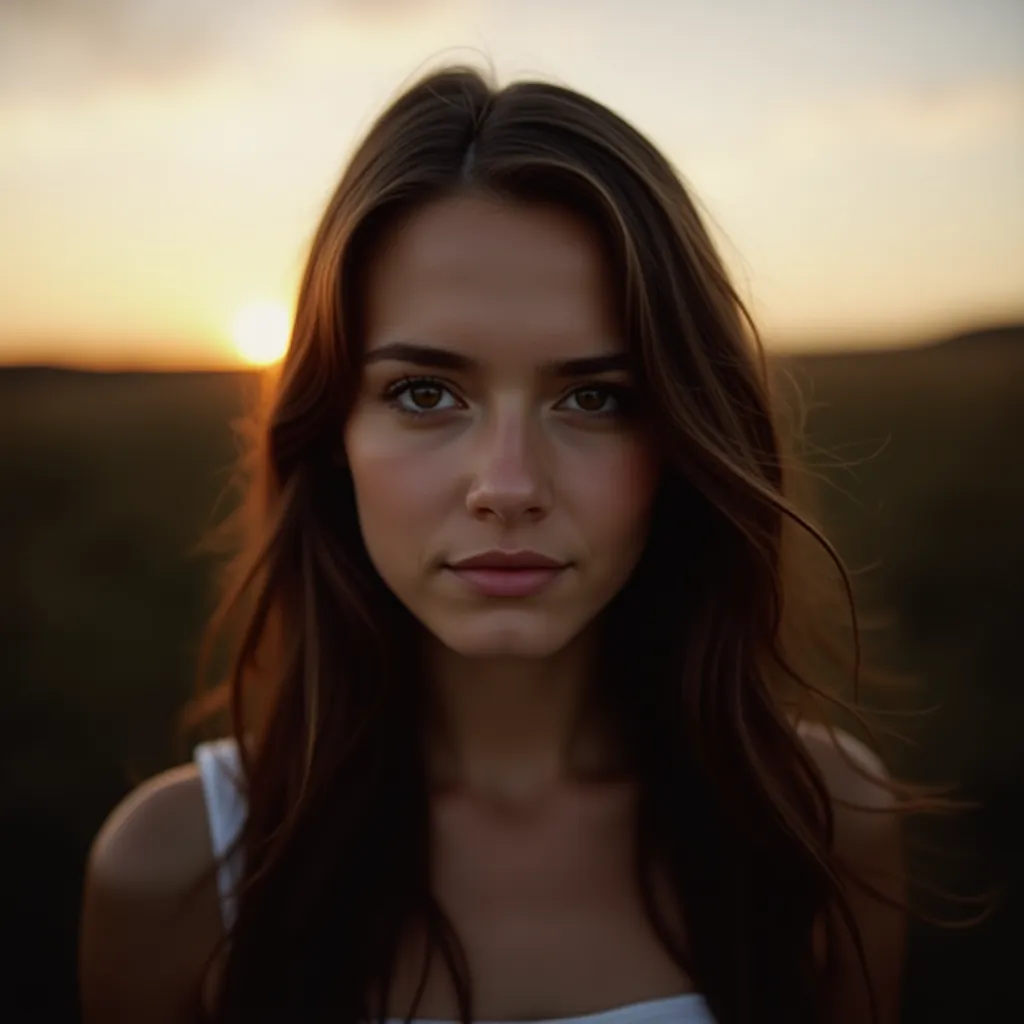 Portrait of a man with natural lighting in a park