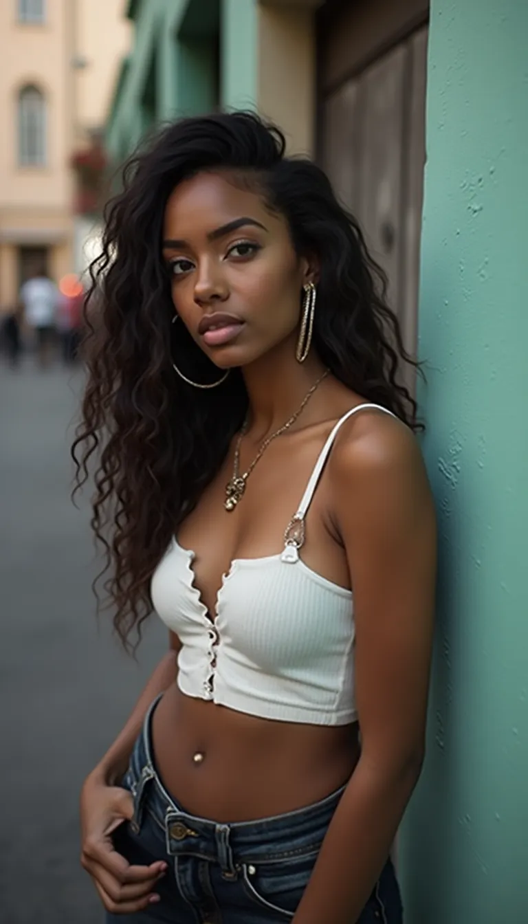 black-woman-on-an-urban-street-in-casual-chic-attire