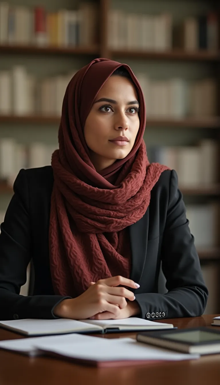 professional-portrait-of-middle-eastern-woman-in-a-suit-at-an-office-desk