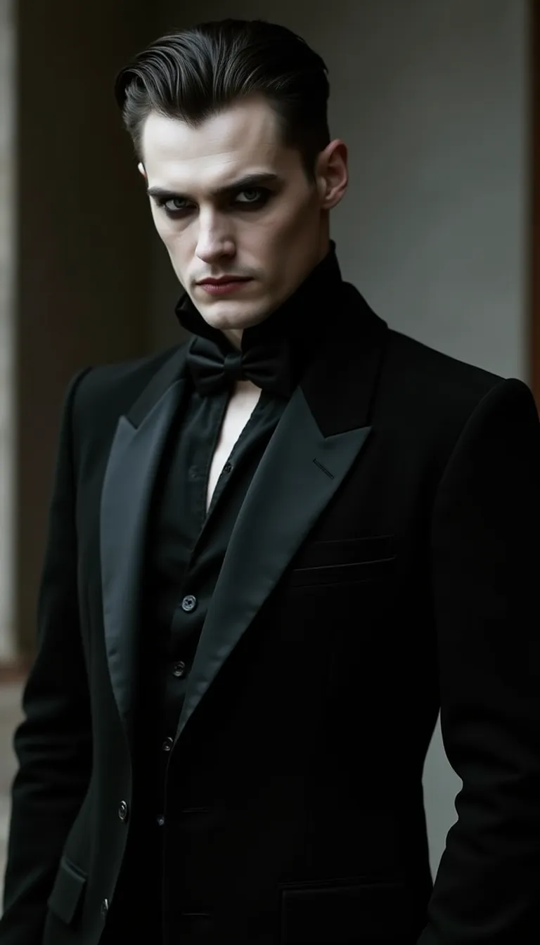 halloween-white-man-in-vampire-costume-in-a-gothic-mansion