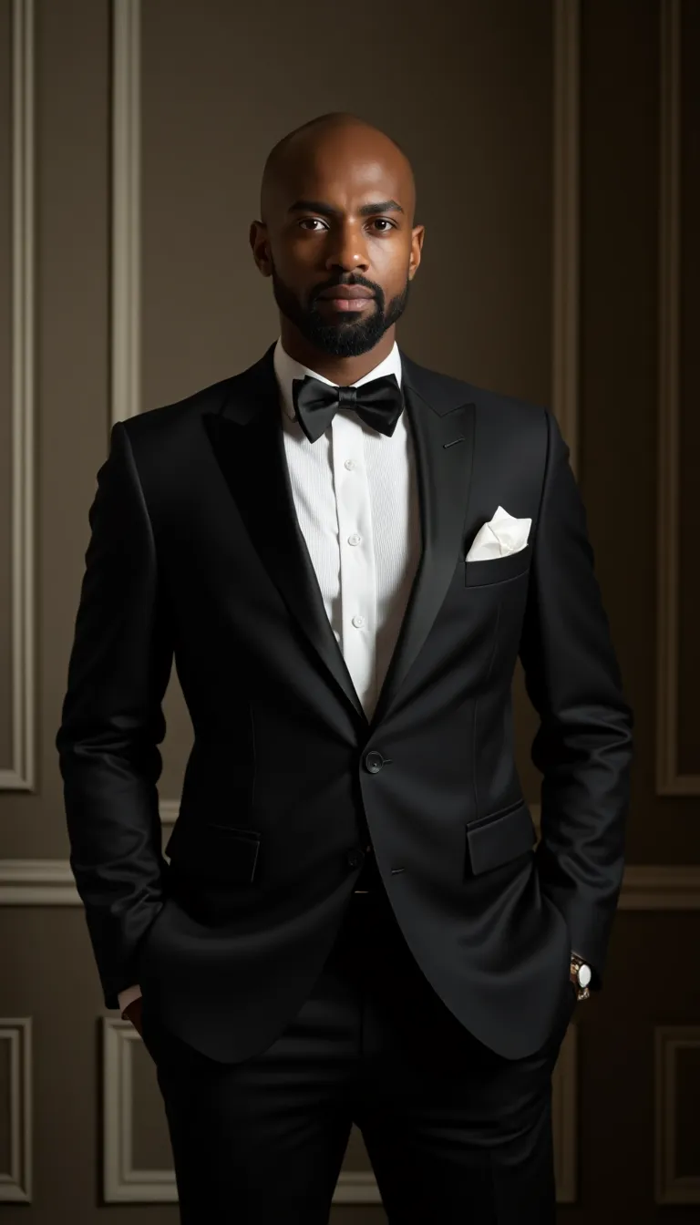 black-man-in-a-classic-tuxedo--set-against-an-elegant--romantic-background