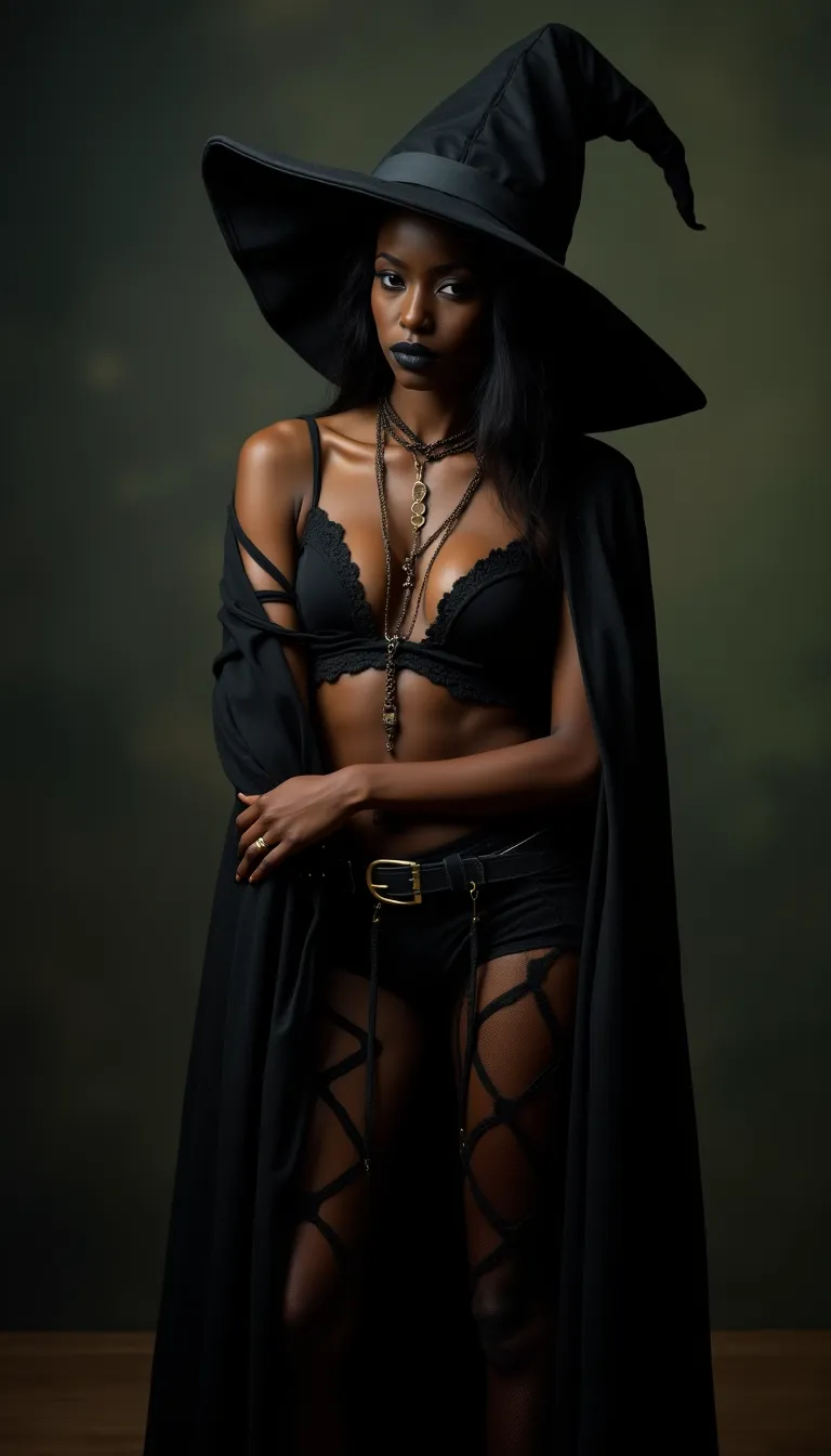 black-woman-in-witch-doctor-attire--mystical-lighting--enchanting-presence