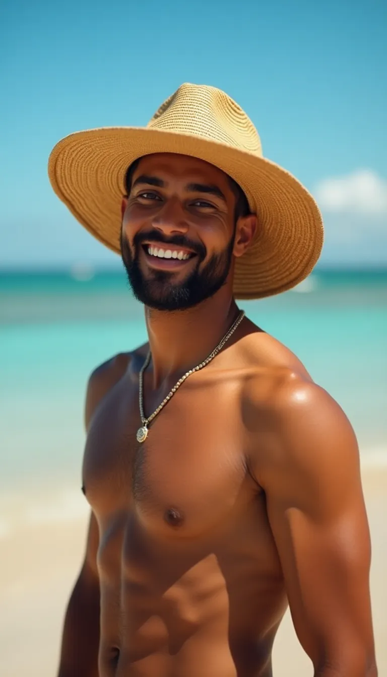 latin-american-man-wearing-a-sunhat--near-the-sea